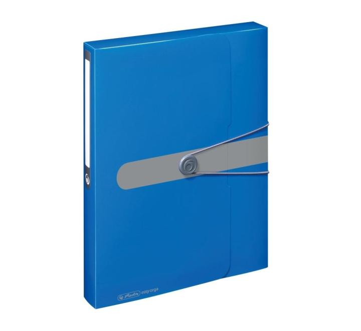 Iratgyűjtő doboz EOTG Herlitz kék