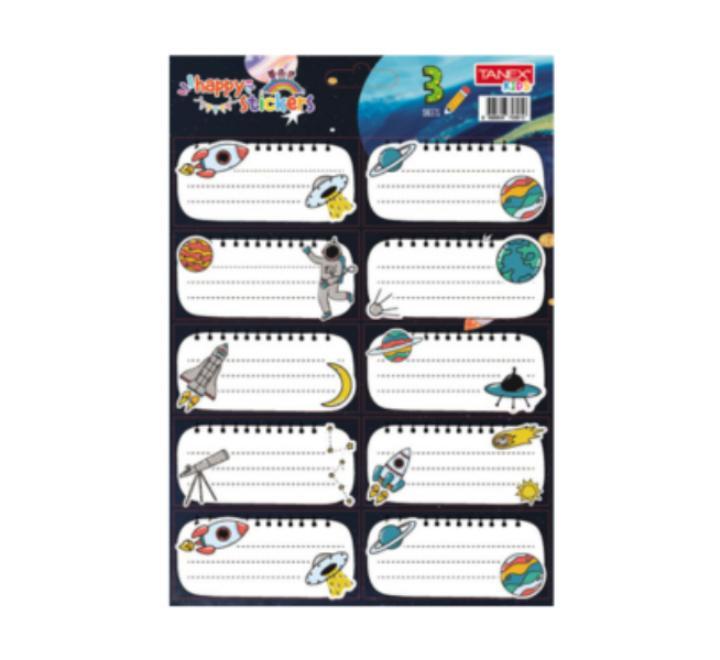 Iskolai címkék Cosmos Tanex