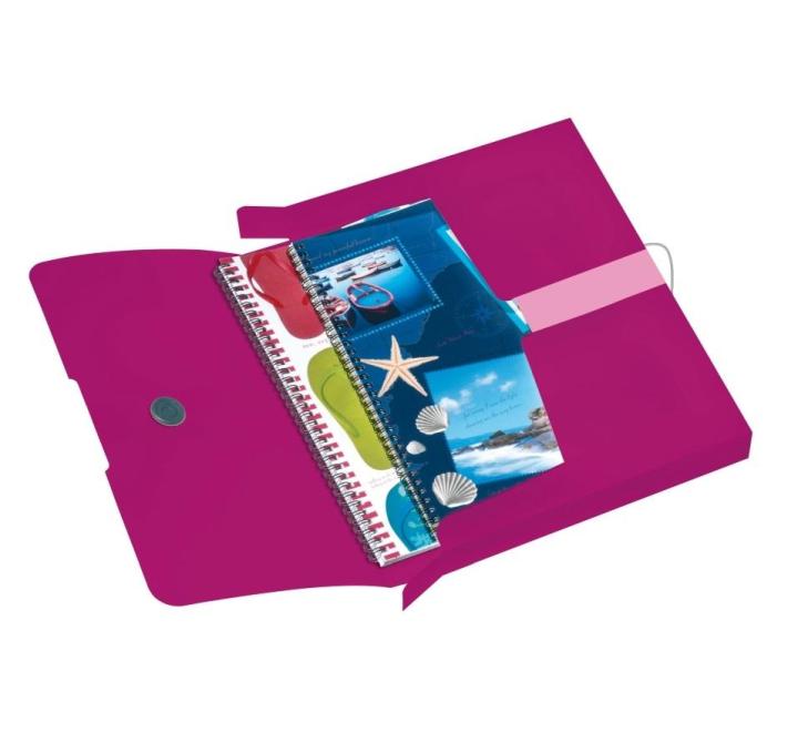 Iratgyűjtő doboz PP EOTG Herlitz rózsaszín