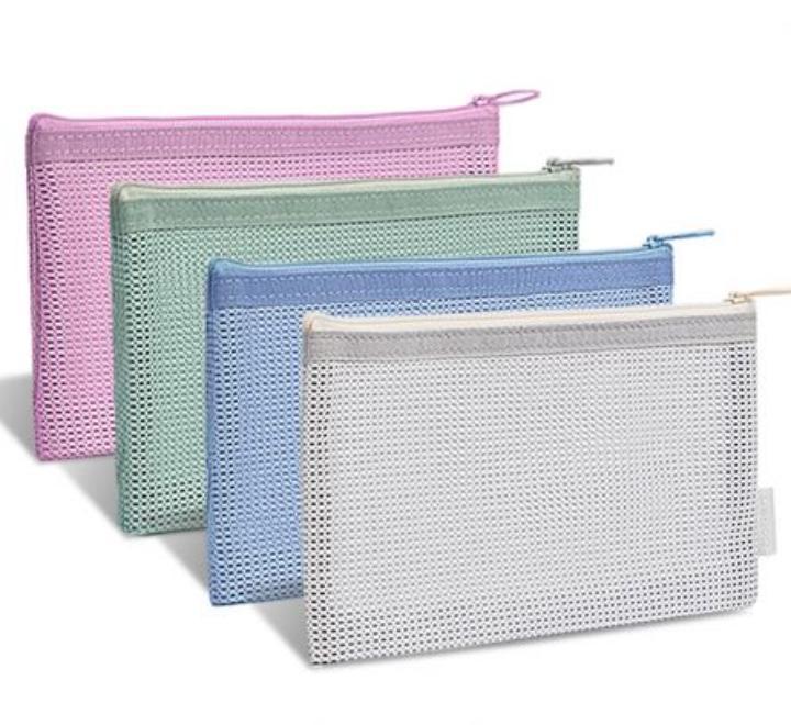 Etui  Mesh textil color pt accesorii tubular Deli