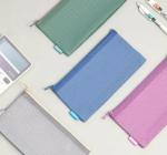 Etui  Mesh textil color pt accesorii tubular Deli