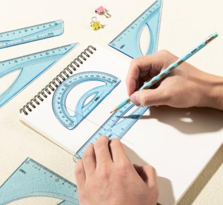 Rugalmas geometria 4 darabos készlet szines