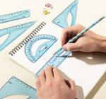 Rugalmas geometria 4 darabos készlet szines