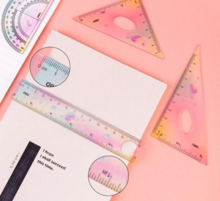 Rugalmas geometria 4 darabos készlet szines