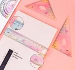 Rugalmas geometria 4 darabos készlet szines