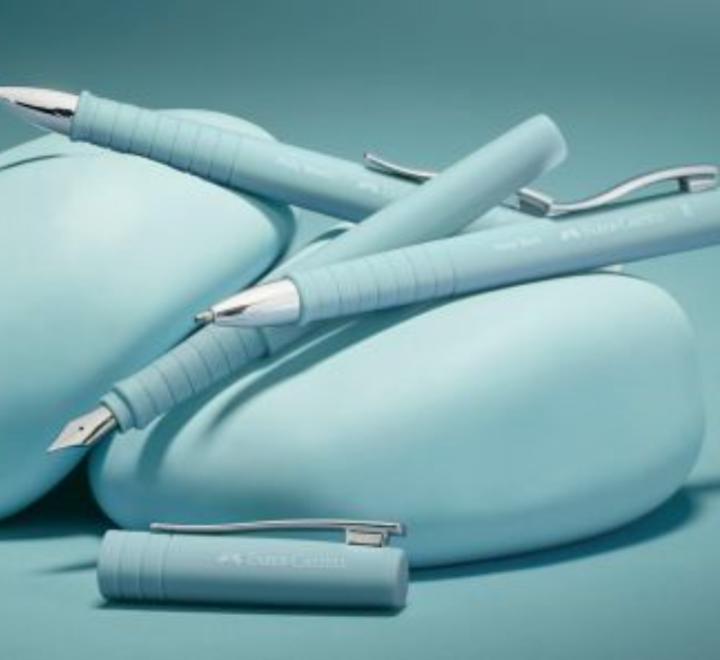 Stilou Poly Pen Bleu caraibe Faber Castell