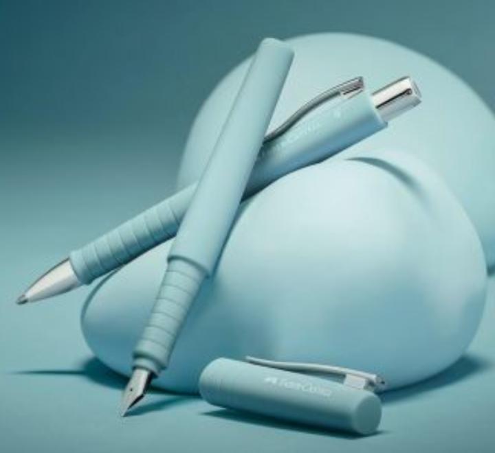 Stilou Poly Pen Bleu caraibe Faber Castell