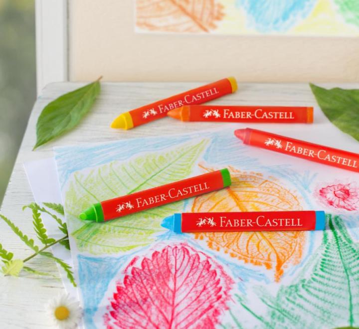 Creioane cerate Triunghilare 12 culori Faber-Castell