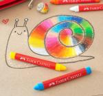 Creioane cerate Triunghilare 12 culori Faber-Castell
