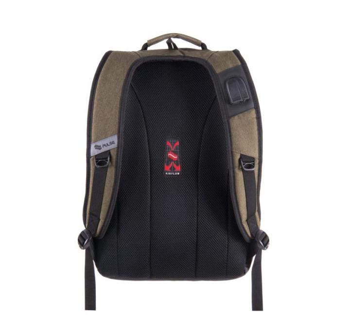 Iskolatáska Pulse Olive Green