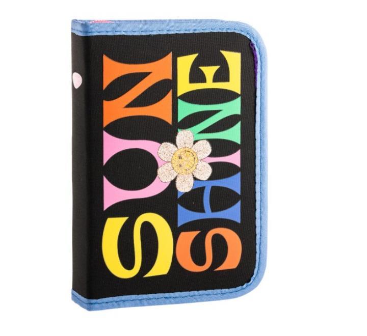 Felszerelet tolltartó 1 zipzaros kétfelé nyiló