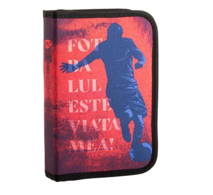 Felszerelet tolltartó 1 zipzaros kétfelé nyiló