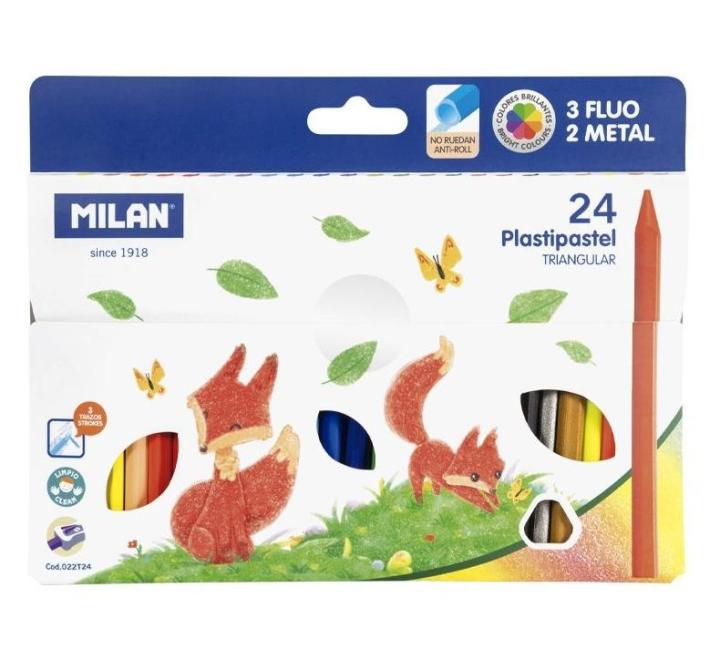 Zsírkréta 24 szín Milan