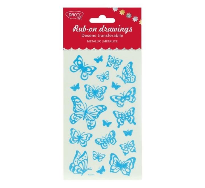 Accesorii craft  Fluturi desene transferabile