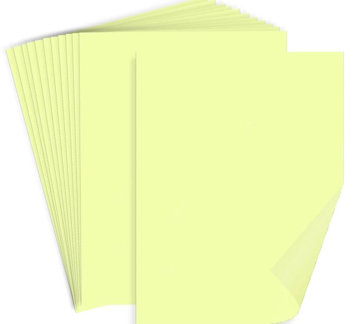 Színes papír A4 80g pasztel világos sárga