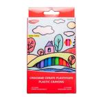 Creioane cerate Plastifiate + Ascutitoare Daco