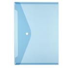 Gombos mappa A4 Herlitz átlátszó kék