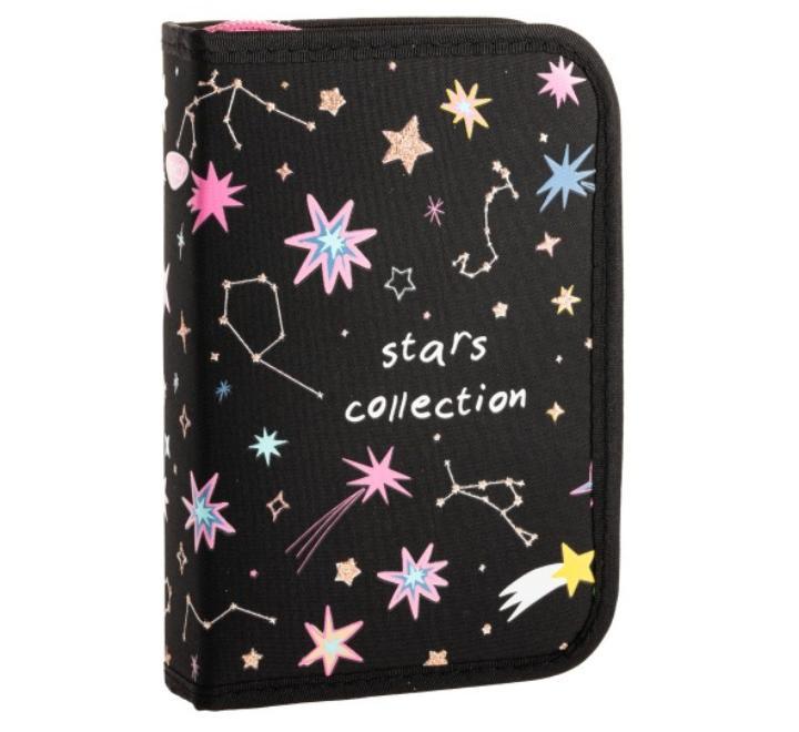 Felszerelet tolltartó 1 zipzaros kétfelé nyiló