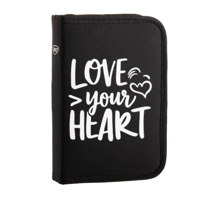 Felszerelet tolltartó 1 zipzaros kétfelé nyiló