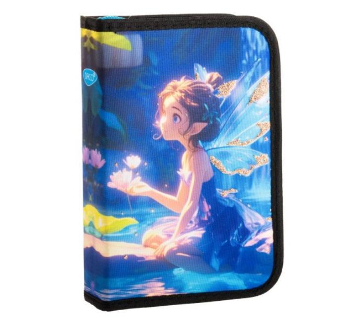 Felszerelet tolltartó 1 zipzaros kétfelé nyiló