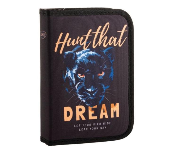 Felszerelet tolltartó 1 zipzaros kétfelé nyiló