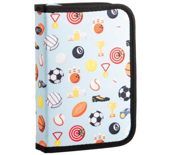 Felszereletlen tolltartó 1 zipzaros kétfelé nyiló