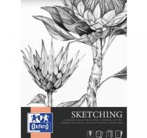 Bloc desen Oxford Sketching A4 50 file,120 g/mp