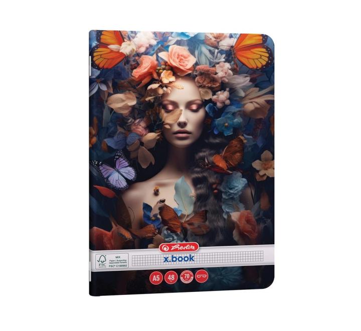 Füzet A5 48 lap kockás Beauty