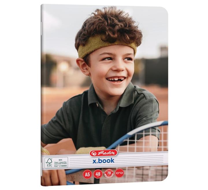 Füzet A5 48 lapos,vonalas Sports motivum