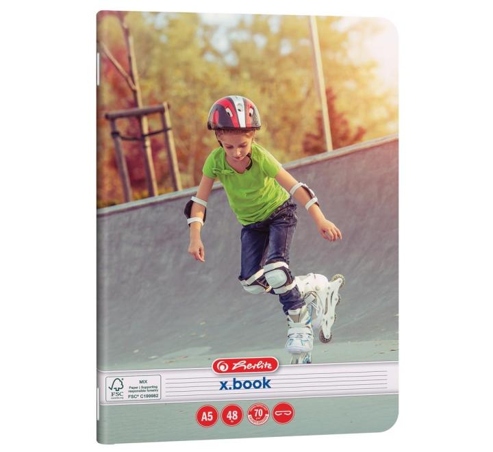 Füzet A5 48 lapos,vonalas Sports motivum