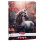 Füzet A5 48 lapos,vonalas Unicorn motivum