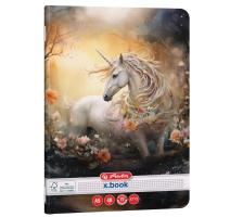Füzet A5 48 lap,kockás Unicorn motivum