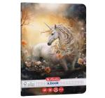 Füzet A5 48 lap,kockás Unicorn motivum
