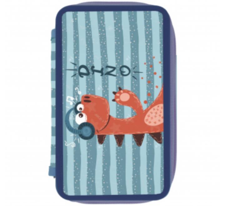 Tolltartó 2 cipzárral felszereletlen, DINO FUN