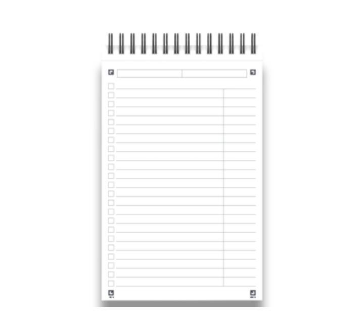 Bloc notes cu spirala A5+, Oxford Task Manager, 70 file - 90g/mp