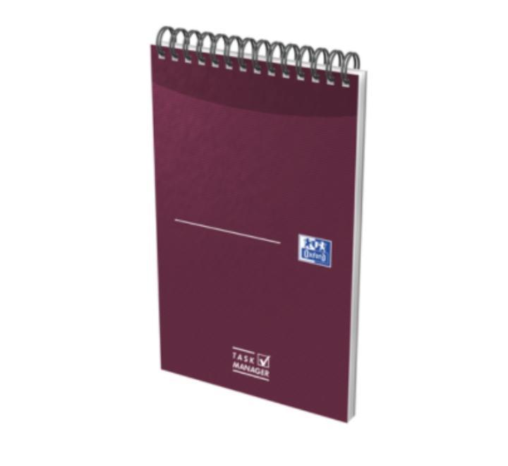 Bloc notes cu spirala A5+, Oxford Task Manager, 70 file - 90g/mp