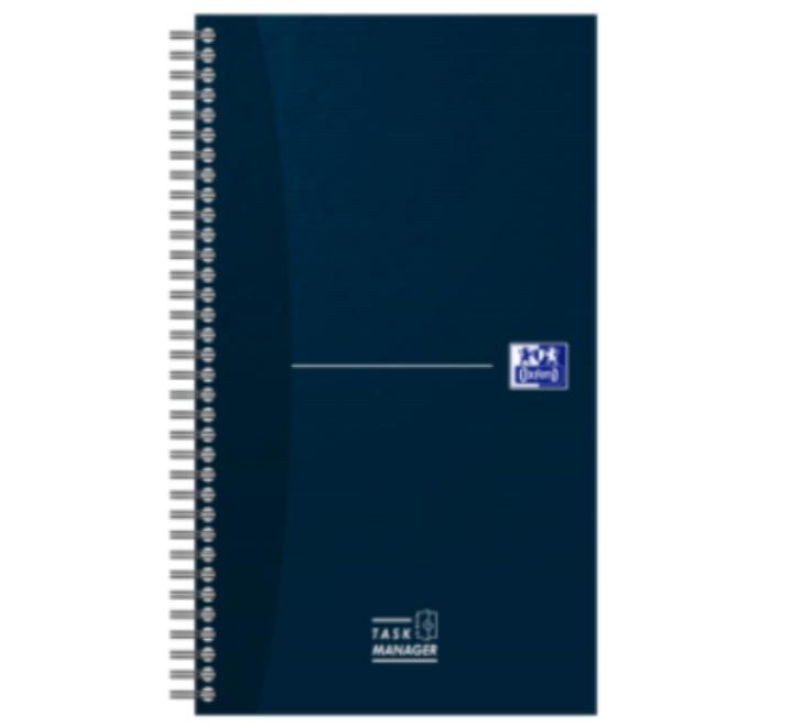 Caiet cu spirala, OXFORD Task Manager, 141 x 246mm, 115 file-90g/mp