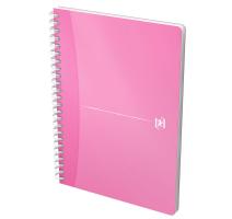 Füzet A5-es spirálos, Oxford MyColours, 90 lap 90 g/m², műanyagborító kockás