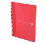 Füzet A5-es spirálos, Oxford MyColours, 90 lap 90 g/m², műanyagborító kockás