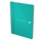 Füzet A5-es spirálos, Oxford MyColours, 90 lap 90 g/m², műanyagborító kockás