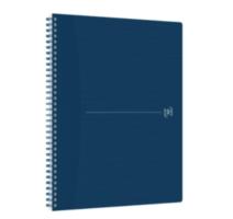 Caiet Oxford Origins, A4+ 70 file, Hartie Optik 90g/mp, spira dubla,albastru inchis