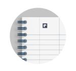 Caiet Oxford Origins, A4+ 70 file, Hartie Optik 90g/mp, spira dubla,albastru inchis