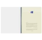 Caiet Oxford Origins, A4+ 70 file, Hartie Optik 90g/mp, spira dubla,albastru inchis