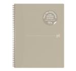 Caiet Oxford Origins, A4+ 70 file, Hartie Optik 90g/mp, spira dubla,bej