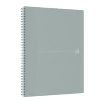 Caiet Oxford Origins, A4+ 70 file, Hartie Optik 90g/mp, spira dubla,gri