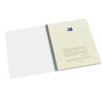Caiet Oxford Origins, A4+ 70 file, Hartie Optik 90g/mp, spira dubla,verde