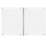 Caiet Oxford Origins, A4+ 70 file, Hartie Optik 90g/mp, spira dubla,verde