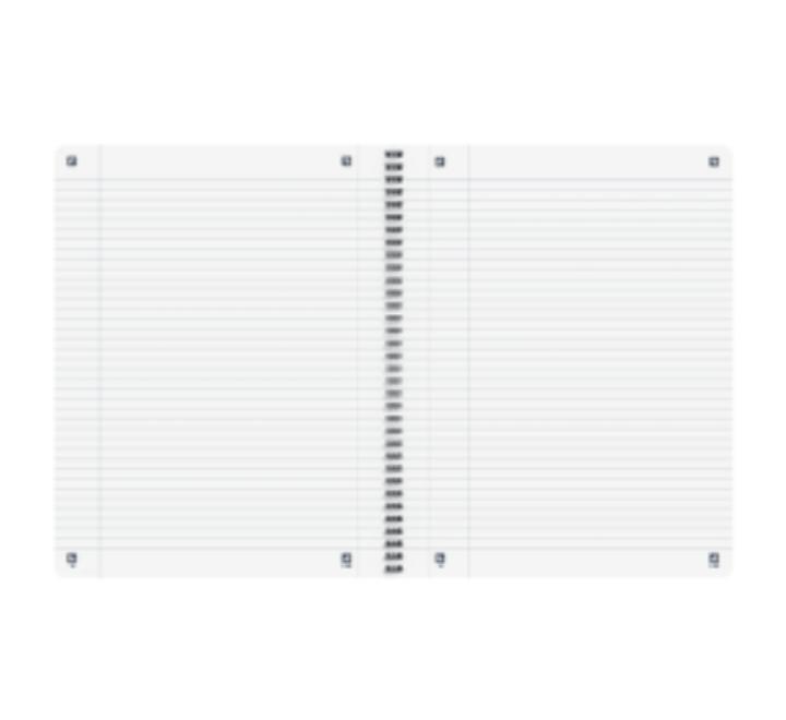 Caiet Oxford Origins, A4+ 70 file, Hartie Optik 90g/mp, spira dubla,negru