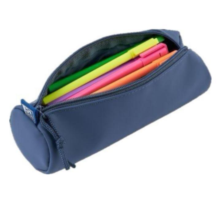 Penar rotund Oxford, albastru inchis