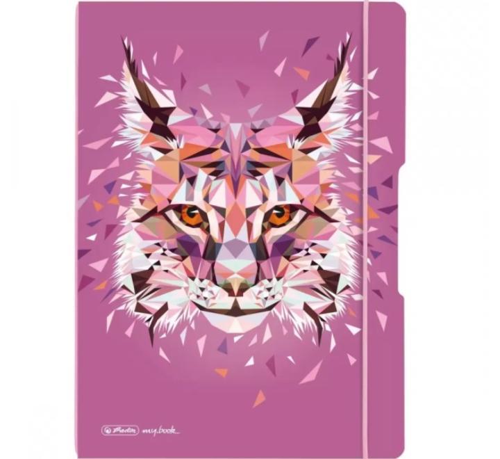 Füzet A5 kockas 40 lap my.book flex Wild Animals Linx
